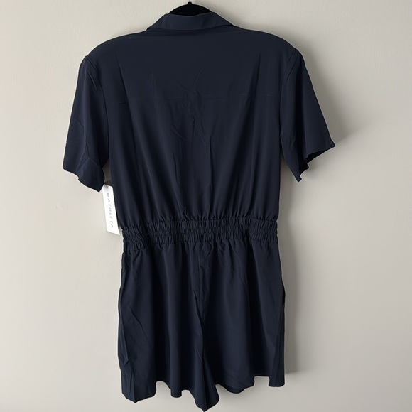 Athleta Navy Avenue Romper, Size Small, 4/6 - Picture 6 of 8